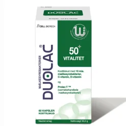 DUOLAC 50+ Vitalitet<Børn Mælkesyrebakterier Til Børn|Ingredienser