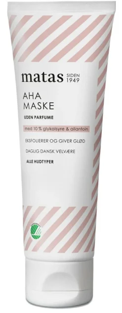 Matas Striber Masker<AHA Maske til Alle Hudtyper Uden Parfume