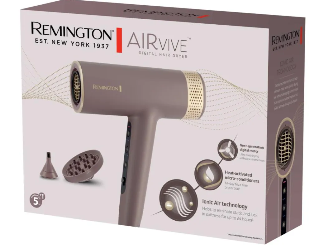 Remington Hårtørrere<AIRvive™ Digital Hair Dryer