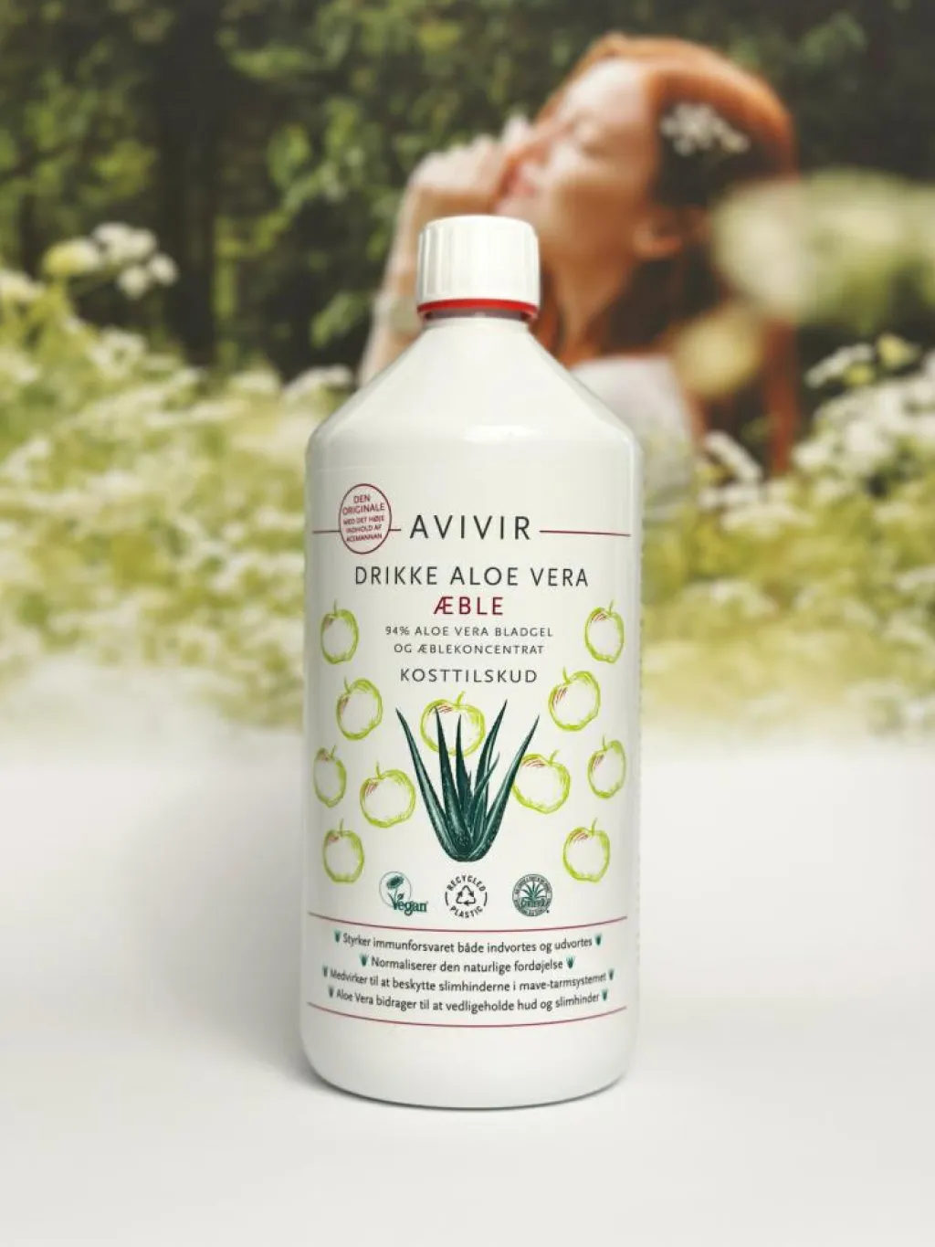 AVIVIR Immunforsvar>Aloe Vera Drikkeklar Æble