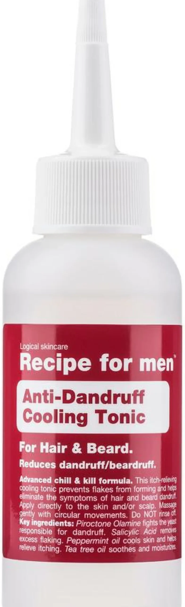 Recipe For Men Øvrigt<Anti-Dandruff cooling Tonic Hair & Beard