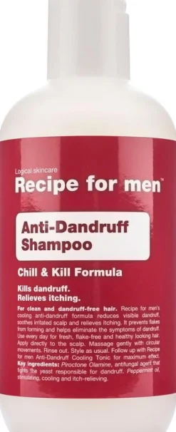 Recipe For Men Skælshampoo|Kropspleje>Anti-Dandruff Shampoo