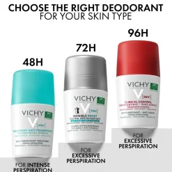 Vichy Antiperspirant Deodorant Roll-On 48T< Deodoranter|Til Ham