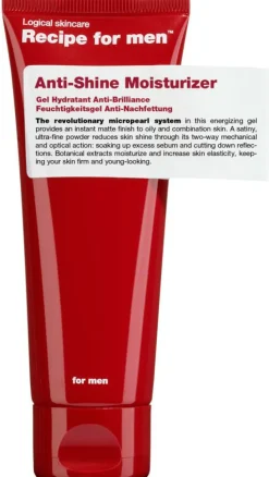 Recipe For Men Ansigtspleje>Anti-Shine Moisturizer