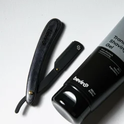 Beviro Skrabere & Blade<Barberkniv Shavette Pakkawood