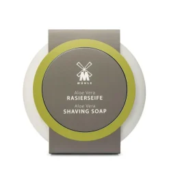 Mühle Shaving Skægshampoo|Skægpleje>Barbersæbe i skål, Aloe Vera, 65 gr.