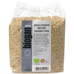 Biogan Pasta, Ris & Bælgfrugter>Basmatiris brune Ø