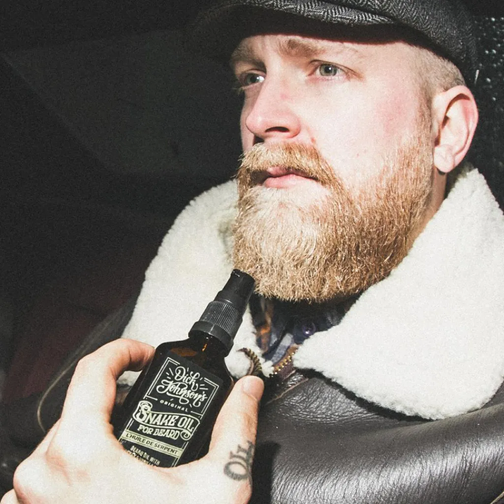 Dick Johnson Skægolie>Beard Oil Snake Oil Original