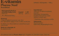 Pharma Nord E-Vitamin>Bio E-vitamin 290 mg