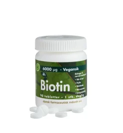 Grønne vitaminer Biotin 6000 mcg< B-Vitamin