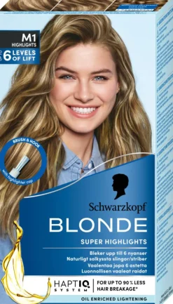 Schwarzkopf Blonde< Permanent Hårfarve|Blondering