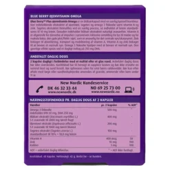 New Nordic Ingredienser|Syn & Hørelse<Blue Berry Omega 3