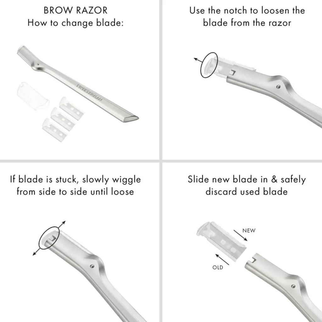 Tweezerman Tilbehør>Brow Razor Replacement Blades