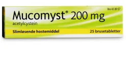 Mucomyst Ondt I Halsen|Forkølelse<Brusetabletter 200 mg