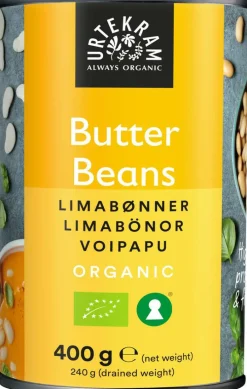 Urtekram Pasta, Ris & Bælgfrugter>Butter Beans Ø