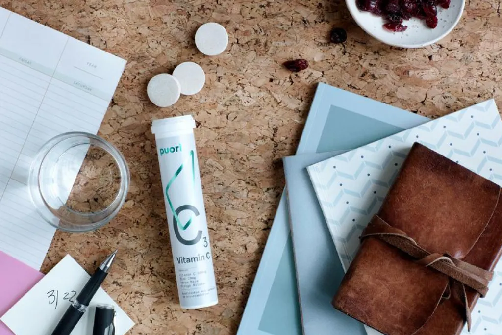 Puori C-Vitamin>C3 Vitamin brusetabl.
