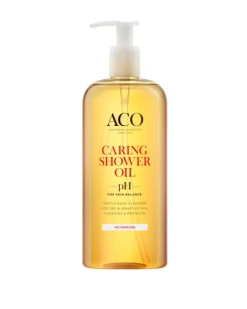 ACO Caring Shower Oil Uden Parfume< Kropspleje|Bodyshampoo