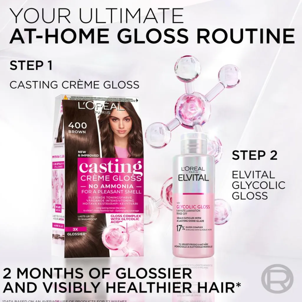 L'Oréal Paris Casting Crème Gloss Semipermanent Hårfarve< Toningsfarve|Blondering