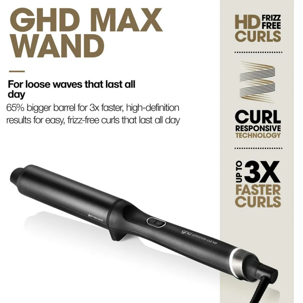 ghd Chronos Curve Max Wand< Krøllejern