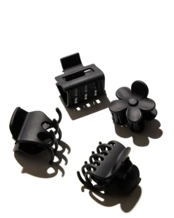 Hairlust Claw Hair Clips 4 Pak< Hårpynt