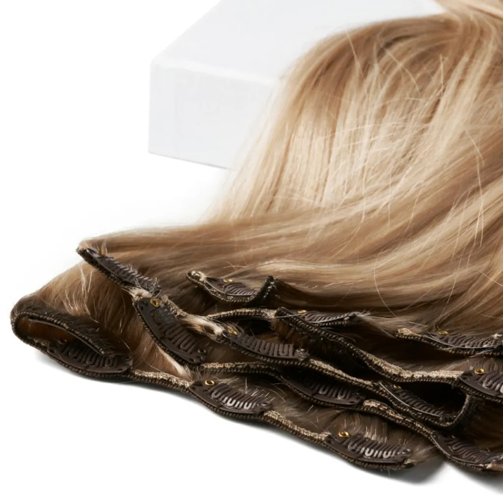 Rapunzel of Sweden Clip-on set 7 pieces 50 cm< Hair Extensions