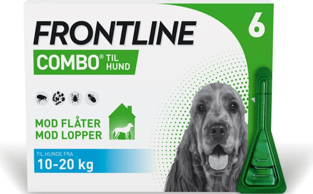 Frontline Flåter & Lopper|Flåter & Lopper<Combo Vet. 10-20 kg 6 x 1,34 ml