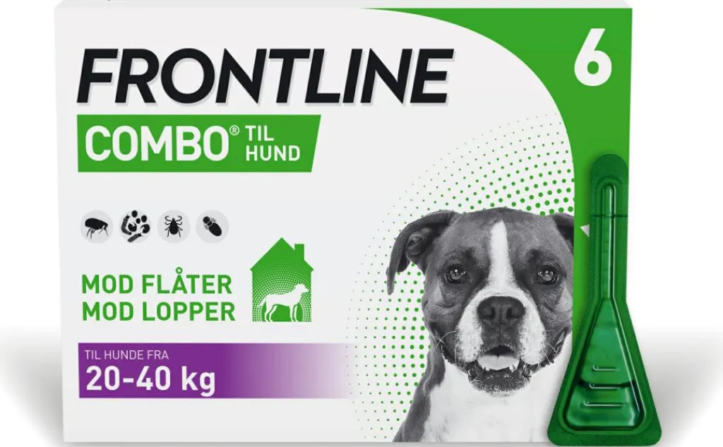 Frontline Flåter & Lopper|Flåter & Lopper<Combo Vet. 20-40 kg 6 x 2,68 ml