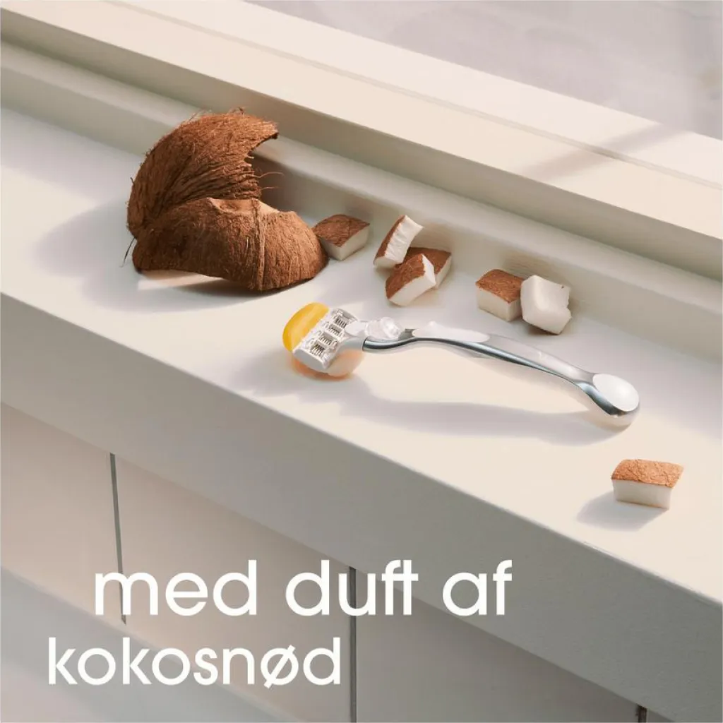 Gillette Skrabere & Blade<Comfortglide Coconut + Olay barberskraber