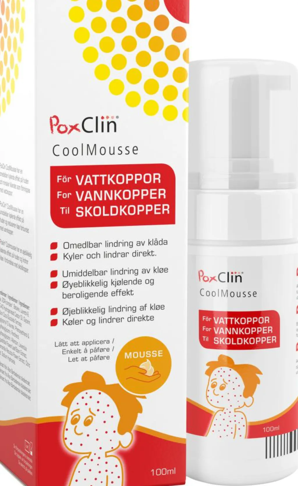 Poxclin Coolmousse< Øvrigt