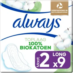 Always Bind & Indlæg>Cotton Long Pads