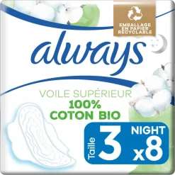 Always Bind & Indlæg>Cotton Night Pads
