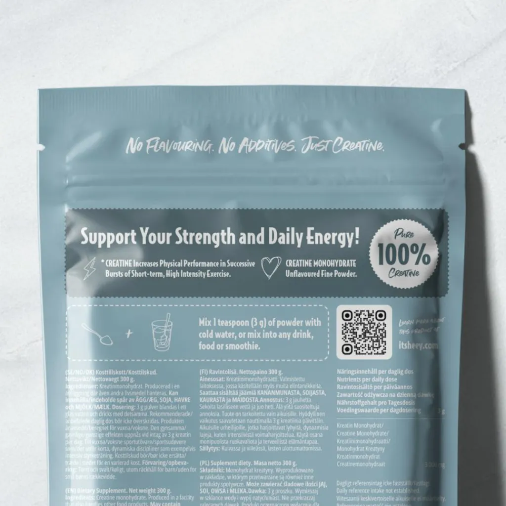 Heey! Creatine Monohydrate 100%< Kreatin|Energi