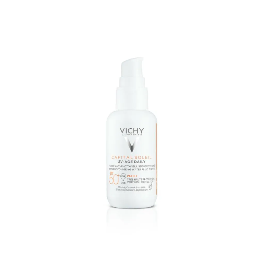 Vichy CS Face UVAge TintLight SPF 50+< Solcreme|Solpleje