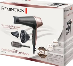 Remington Hårtørrere<Curl & Straight Confidence Hair Dryer