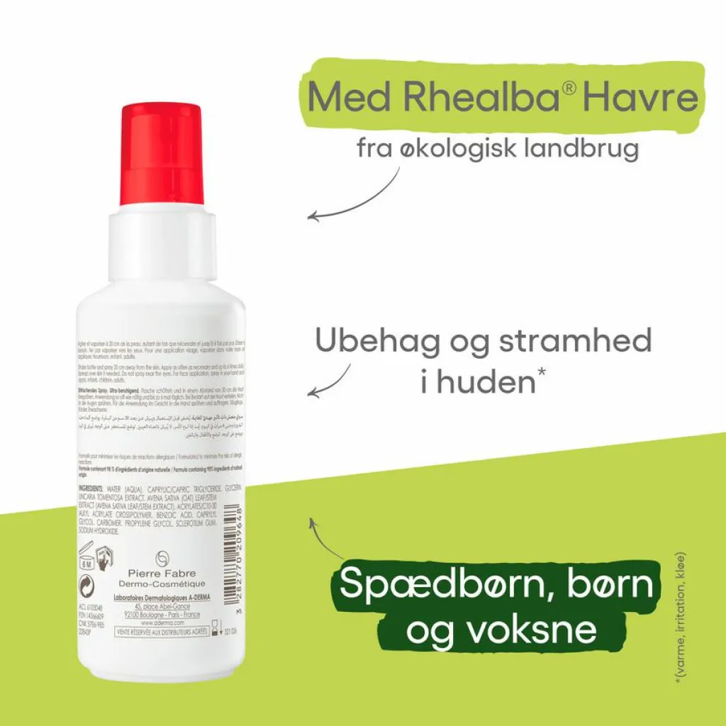 A-DERMA Cutalgan Ultra-Calming Refreshing Spray<Børn Babysalve|Myg