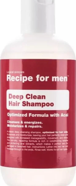 Recipe For Men Shampoo<Deep Cleansing Shampoo