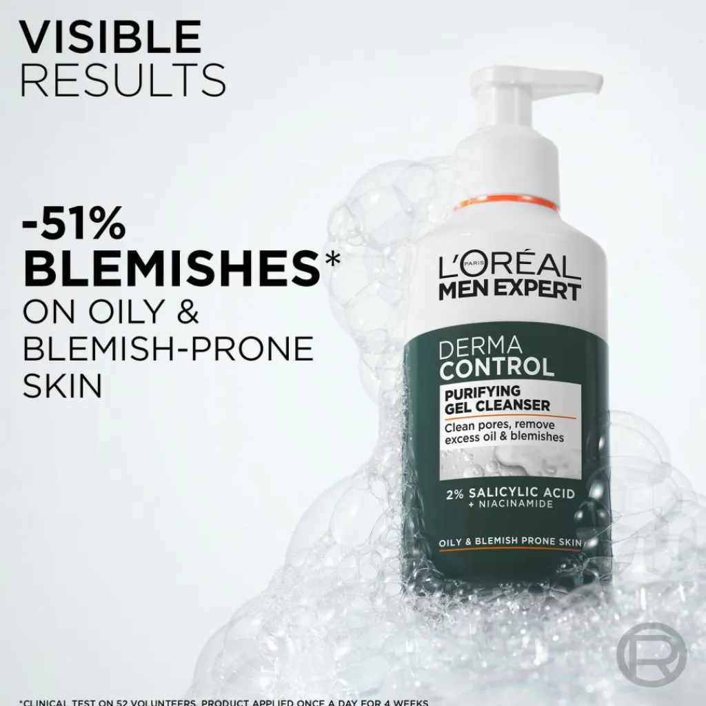 L'Oréal Paris Ansigtspleje>Derma Control Anti-Blemish Cleanser