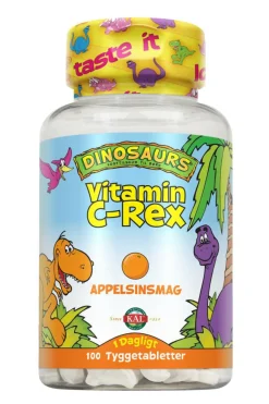KAL Børnevitaminer|C-Vitamin>DinoSaurs vit. C-rex tygge børn