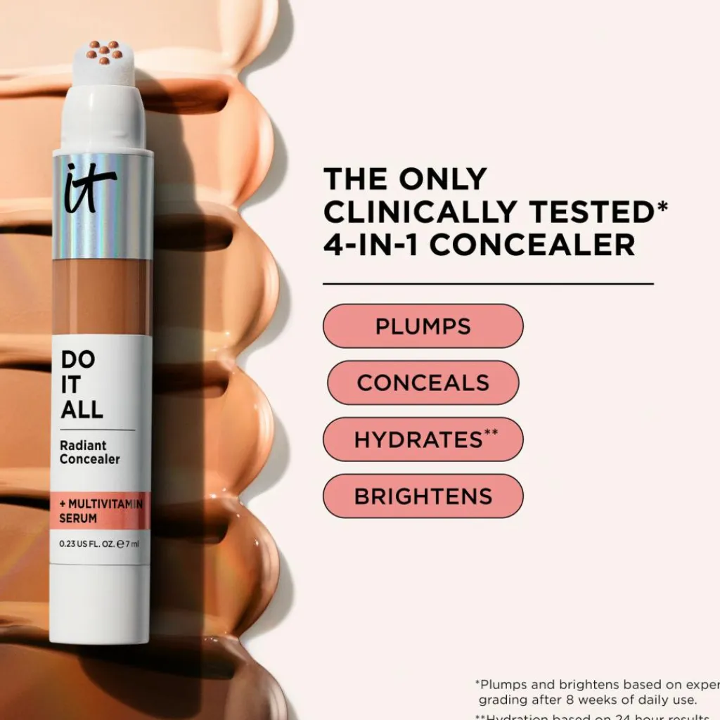 IT Cosmetics Concealer>Do It All Plumping Radiant Concealer + Multivitamin Serum