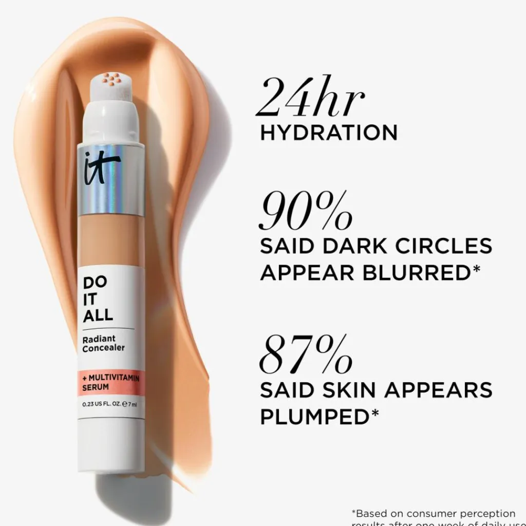 IT Cosmetics Concealer>Do It All Plumping Radiant Concealer + Multivitamin Serum