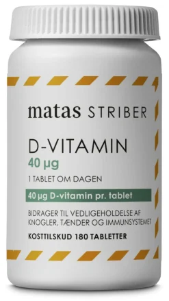 Matas Striber D-Vitamin<D-vitamin 40 µg