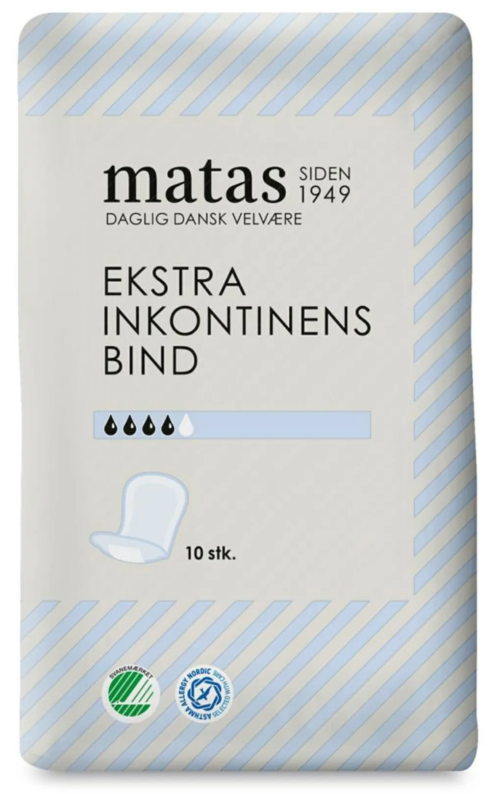 Matas Striber Inkontinens<Ekstra Inkontinens Bind
