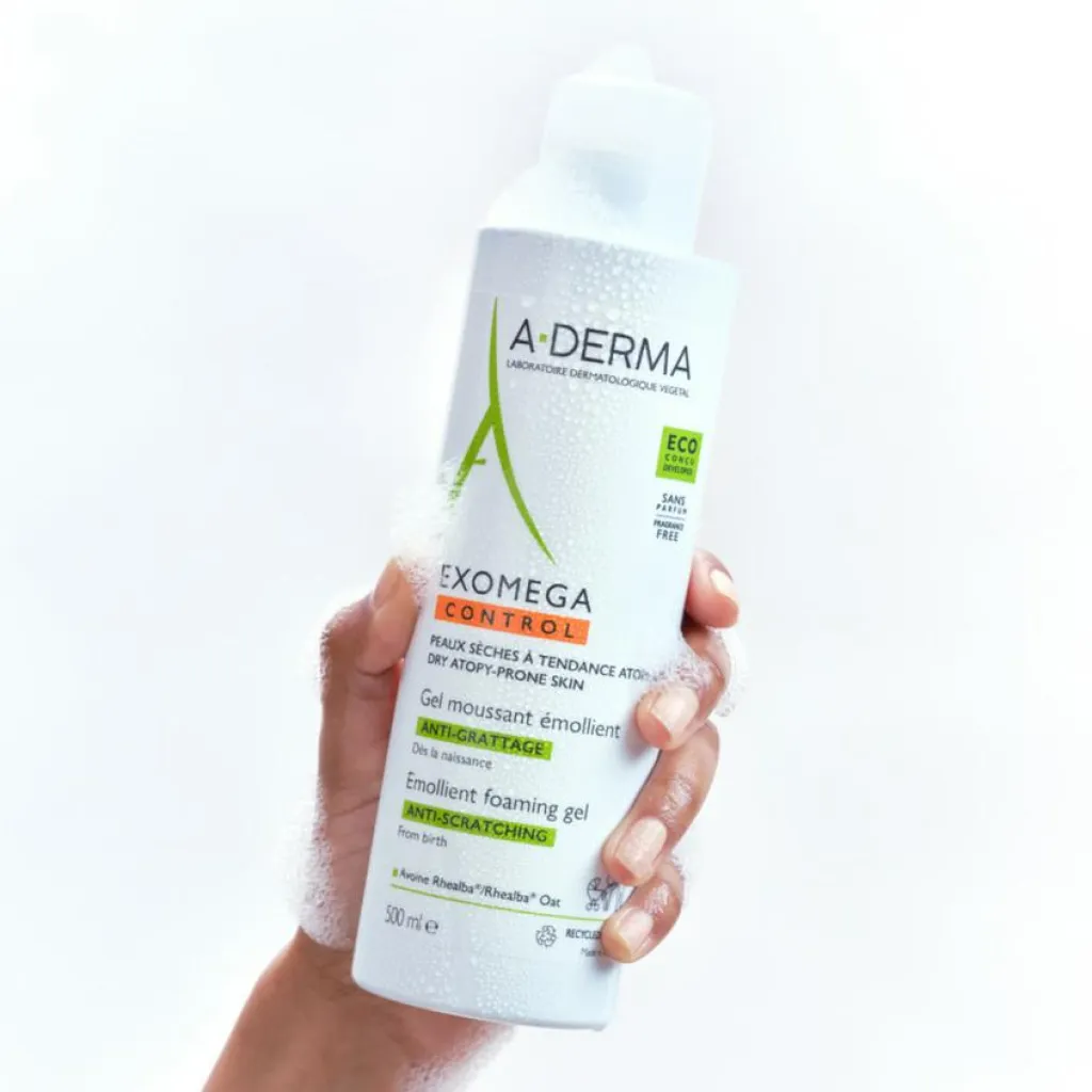 A-DERMA Babysalve|Hudpleje Til Børn>Exomega Control Anti-Scratching Foaming Gel