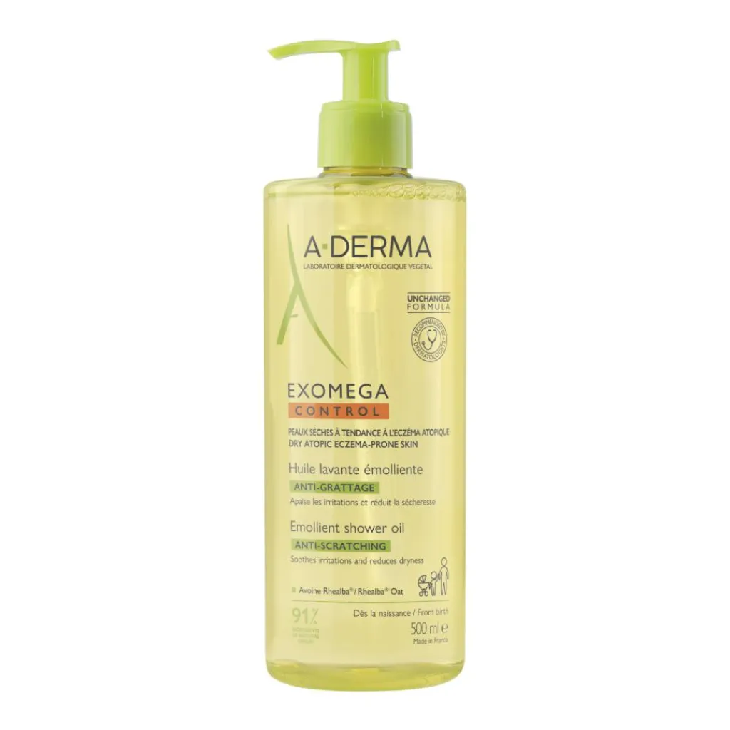 A-DERMA Kropspleje|Bodyshampoo<Exomega CONTROL Shower Oil
