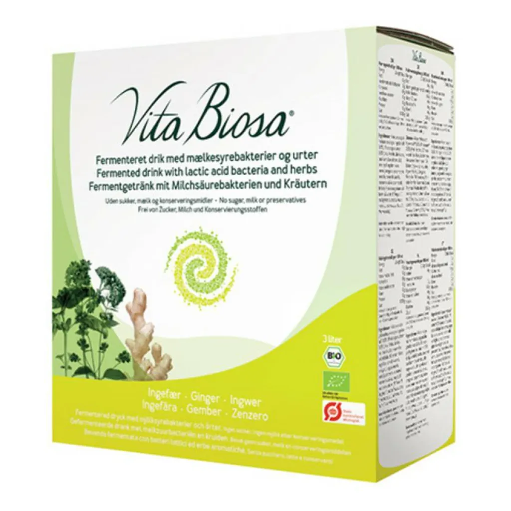 Vita Biosa Øvrige Drikkevarer>Fermenteret Drink med Mælkesyrebaktier Ingefær Ø