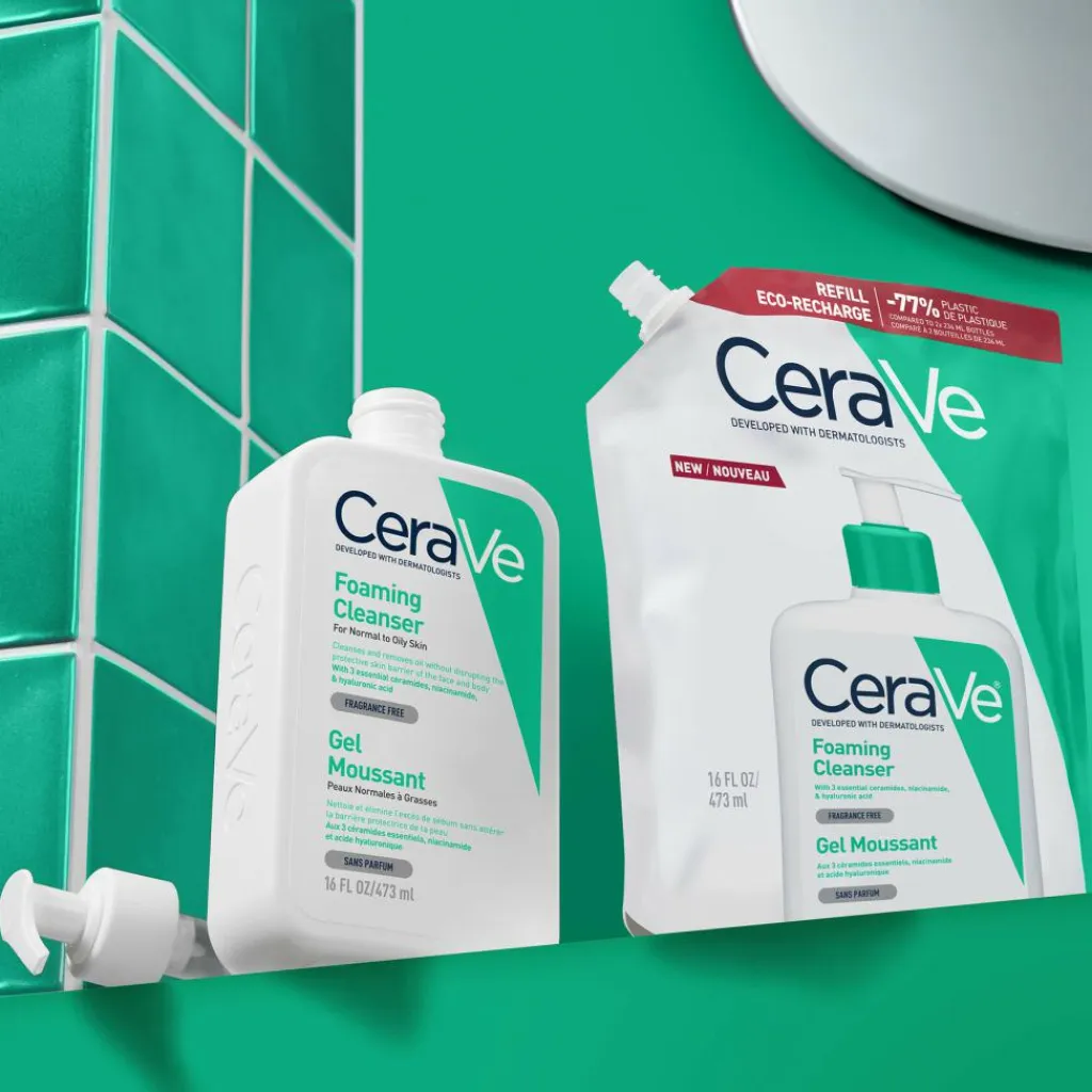 CeraVe Dermatologisk Hudpleje Til Mænd|Ansigtspleje>Foaming Cleanser