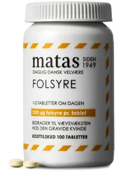 Matas Striber Folsyre 200 mcg<Børn Kosttilskud Til Gravide|Kosttilskud Til Kvinder