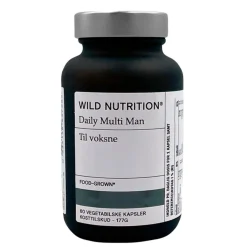 Wild Nutrition Multivitaminer>Food-Grown Daily Multi Man