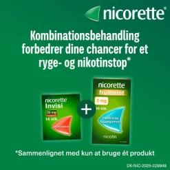 Nicorette® Nikotintyggegummi|Rygestop<Freshmint 4 mg medicinsk tyggegummi