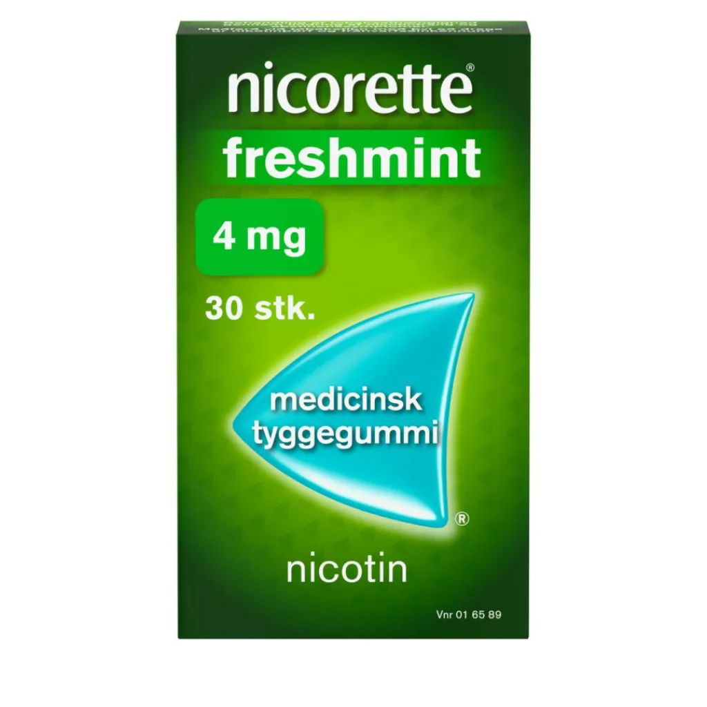 Nicorette® Nikotintyggegummi|Rygestop>Freshmint 4 mg medicinsk tyggegummi